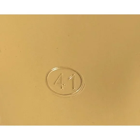 Silver Croc-Embossed Knee-High Boots With Block Heel & Side Zipper Closure size - Picture 10 of 10